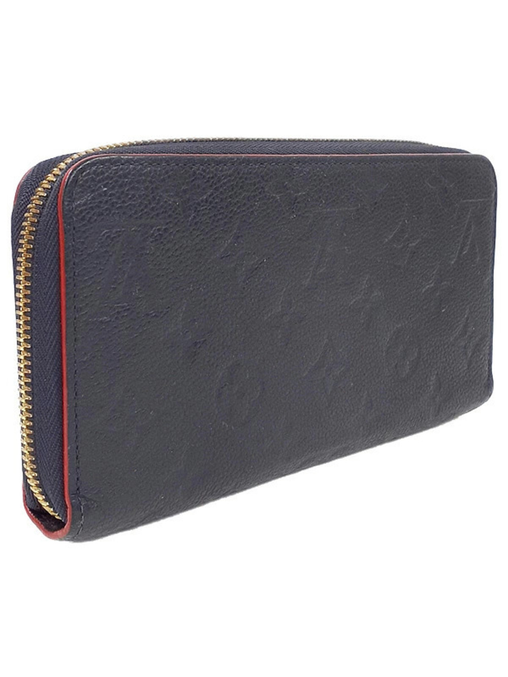 Louis Vuitton Zipper Wallet Empreinte Long Round Zippy Monogram Brown